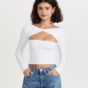 SER.O.YA Artemis Twist Front white top